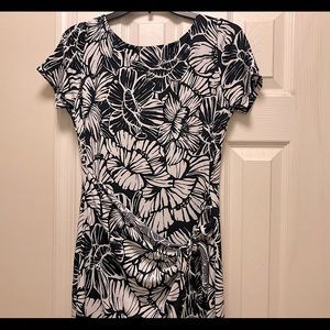 Jones New York Black and White Dress